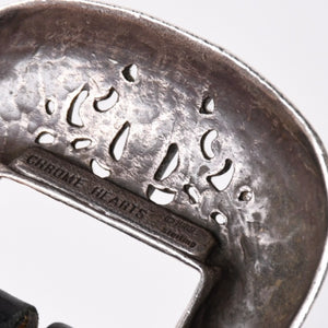 CHROME HEARTS クロムハーツ BLT CLASSIC 3PC クラシック3PC レザーベルト 全長約108cm スターリングシルバー 中古 4a002529