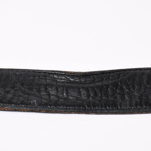 CHROME HEARTS クロムハーツ BLT CLASSIC 3PC クラシック3PC レザーベルト 全長約108cm スターリングシルバー 中古 4a002529