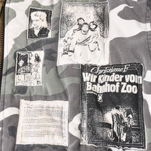 画像をギャラリービューアに読み込む, 極美品 RAF SIMONS ラフシモンズ 01AW Riot期 パッチワークボンバージャケット MA-1 ホワイトカモ アーカイブ サイズXXL 中古 4a002526