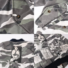 画像をギャラリービューアに読み込む, 極美品 RAF SIMONS ラフシモンズ 01AW Riot期 パッチワークボンバージャケット MA-1 ホワイトカモ アーカイブ サイズXXL 中古 4a002526