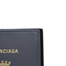 画像をギャラリービューアに読み込む, 極美品 BALENCIAGA バレンシアガ PASSPORT CASE パスポートケース グレー ゴールド ブラック 787742 中古 4a002436