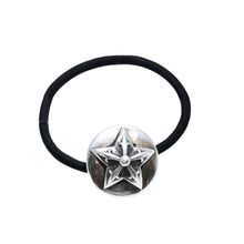 画像をギャラリービューアに読み込む, CHROME HEARTS クロムハーツ スターモチーフ ヘアゴム コンチョ 重量約14g シルバー925 2003/.925刻印 美品 中古 4a002530