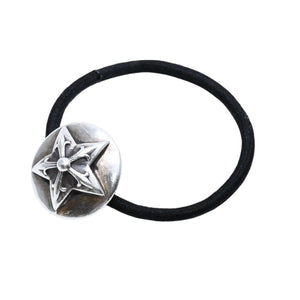 CHROME HEARTS クロムハーツ スターモチーフ ヘアゴム コンチョ 重量約14g シルバー925 2003/.925刻印 美品 中古 4a002530