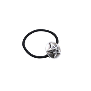 CHROME HEARTS クロムハーツ スターモチーフ ヘアゴム コンチョ 重量約14g シルバー925 2003/.925刻印 美品 中古 4a002530