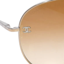 画像をギャラリービューアに読み込む, CHANEL シャネル ティアドロップ サングラス アイウェア 4189-T-Q-A c.395/4N サイズ59□14 135 ココマーク ブラウン 美品 中古 4a002994
