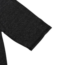 Load image into Gallery viewer, 極美品 CHROME HEARTS クロムハーツ ヘンリーネック 7部袖Tシャツ サイズM CHプラス サークルロゴ チャコールグレー 中古 4a002863