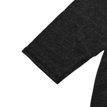 Load image into Gallery viewer, 極美品 CHROME HEARTS クロムハーツ ヘンリーネック 7部袖Tシャツ サイズM CHプラス サークルロゴ チャコールグレー 中古 4a002863