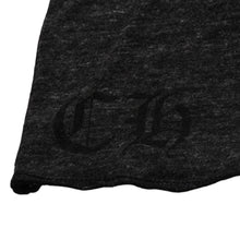 Load image into Gallery viewer, 極美品 CHROME HEARTS クロムハーツ ヘンリーネック 7部袖Tシャツ サイズM CHプラス サークルロゴ チャコールグレー 中古 4a002863