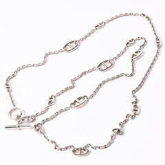 HERMES エルメス Farandole Long Necklace 120 ファランドール ロングネックレス 120 H104568B 重量99.35g シルバー925 美品 中古 4a002439