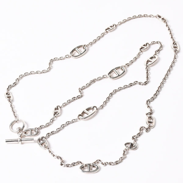HERMES エルメス Farandole Long Necklace 120 ファランドール ロングネックレス 120 H104568B 重量99.35g シルバー925 美品 中古 4a002439
