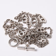 画像をギャラリービューアに読み込む, HERMES エルメス Farandole Long Necklace 120 ファランドール ロングネックレス 120 H104568B 重量99.35g シルバー925 美品 中古 4a002439