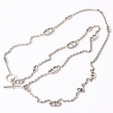画像をギャラリービューアに読み込む, HERMES エルメス Farandole Long Necklace 120 ファランドール ロングネックレス 120 H104568B 重量99.35g シルバー925 美品 中古 4a002439