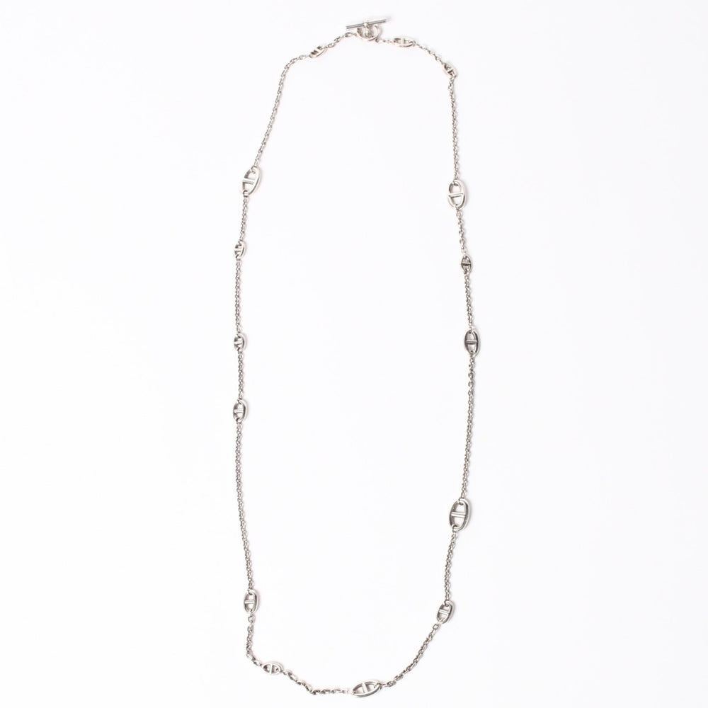 HERMES エルメス Farandole Long Necklace 120 ファランドール ロングネックレス 120 H104568B 重量99.35g シルバー925 美品 中古 4a002439