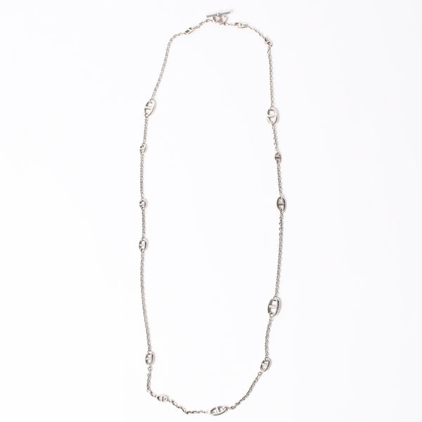 HERMES エルメス Farandole Long Necklace 120 ファランドール ロングネックレス 120 H104568B 重量99.35g シルバー925 美品 中古 4a002439