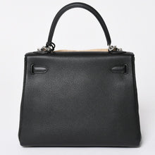 画像をギャラリービューアに読み込む, 極美品 HERMES エルメス KELLY ケリー 25 2WAY ハンドバッグ 内縫い トゴ ブラック シルバー金具 D刻印 中古 4a001977