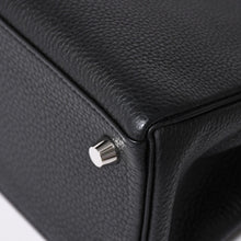 画像をギャラリービューアに読み込む, 極美品 HERMES エルメス KELLY ケリー 25 2WAY ハンドバッグ 内縫い トゴ ブラック シルバー金具 D刻印 中古 4a001977