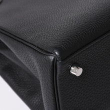 画像をギャラリービューアに読み込む, 極美品 HERMES エルメス KELLY ケリー 25 2WAY ハンドバッグ 内縫い トゴ ブラック シルバー金具 D刻印 中古 4a001977