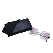 画像をギャラリービューアに読み込む, 極美品 CHANEL シャネル Sunglasses サングラス ピンク ブラウン 4271-T 61◻︎17 140 シルバーテンプル 中古 4a002451