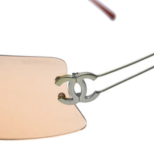 画像をギャラリービューアに読み込む, 極美品 CHANEL シャネル サングラス Sunglasses リムレス ブラウンレンズ サイドココマーク 中古 4a002450