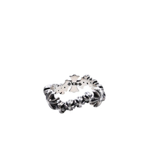Very good condition CHROME HEARTS CH Plus Wave Ring CH Plus Wave Ring Silver 925 Used 4a002566