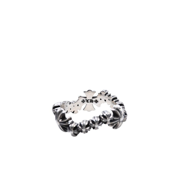Very good condition CHROME HEARTS CH Plus Wave Ring CH Plus Wave Ring Silver 925 Used 4a002566