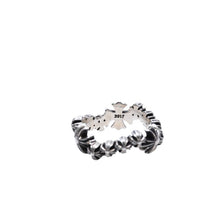 画像をギャラリービューアに読み込む, 極美品 CHROME HEARTS クロムハーツ CHプラスウェーブリング CH Plus Wave Ring シルバー925 中古 4a002566