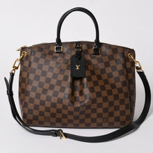 画像をギャラリービューアに読み込む, 極美品 LOUIS VUITTON ルイヴィトン ダミエ オデオン トートバッグ 2WAY ハンドバッグ セミショルダーバッグ PVC レザー N45283 中古 4a002455