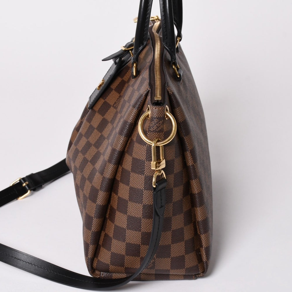 極美品 LOUIS VUITTON ルイヴィトン ダミエ オデオン トートバッグ 2WAY ハンドバッグ セミショルダーバッグ PVC レザー N45283 中古 4a002455