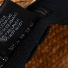 Load image into Gallery viewer, 極美品 CHANEL シャネル ストローハット 麦わら帽子 AA0408 サイズS ロゴパッチ ココマーク ストロー レザー ベージュ 中古 4a002453