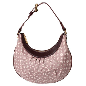 極美品 LOUIS VUITTON ルイヴィトン ラプソディーPM ワンショルダーバッグ M40406 モノグラム イディール レザー ボルドー 中古 4a002457