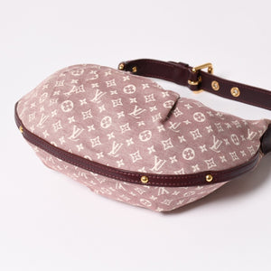 極美品 LOUIS VUITTON ルイヴィトン ラプソディーPM ワンショルダーバッグ M40406 モノグラム イディール レザー ボルドー 中古 4a002457