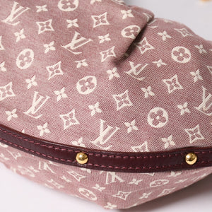 極美品 LOUIS VUITTON ルイヴィトン ラプソディーPM ワンショルダーバッグ M40406 モノグラム イディール レザー ボルドー 中古 4a002457