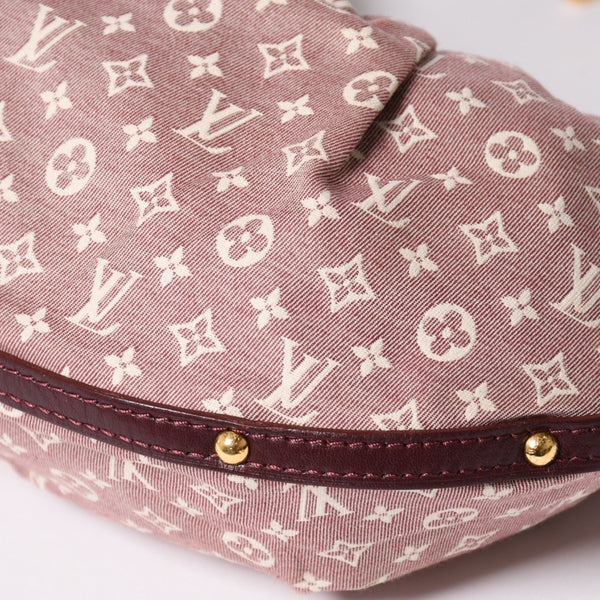 極美品 LOUIS VUITTON ルイヴィトン ラプソディーPM ワンショルダーバッグ M40406 モノグラム イディール レザー ボルドー 中古 4a002457