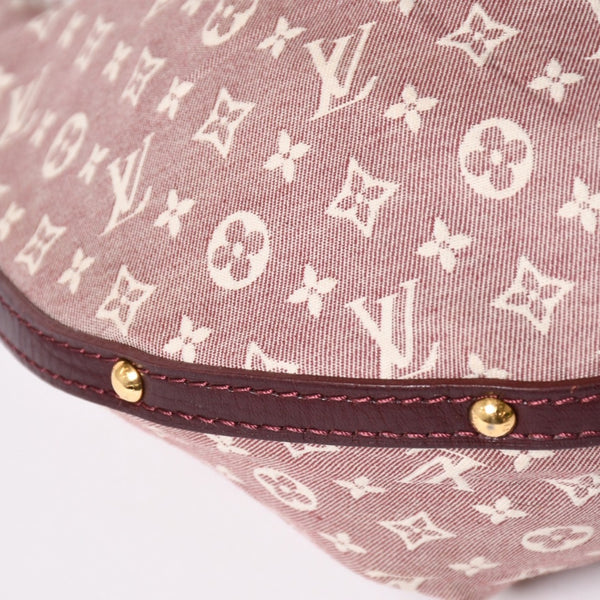 極美品 LOUIS VUITTON ルイヴィトン ラプソディーPM ワンショルダーバッグ M40406 モノグラム イディール レザー ボルドー 中古 4a002457
