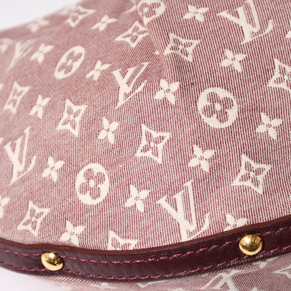 極美品 LOUIS VUITTON ルイヴィトン ラプソディーPM ワンショルダーバッグ M40406 モノグラム イディール レザー ボルドー 中古 4a002457