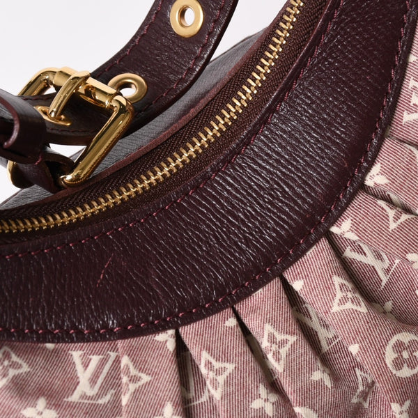 極美品 LOUIS VUITTON ルイヴィトン ラプソディーPM ワンショルダーバッグ M40406 モノグラム イディール レザー ボルドー 中古 4a002457