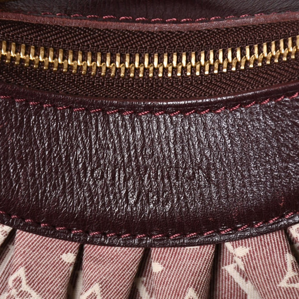 極美品 LOUIS VUITTON ルイヴィトン ラプソディーPM ワンショルダーバッグ M40406 モノグラム イディール レザー ボルドー 中古 4a002457