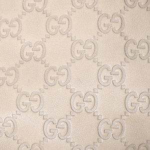 GUCCI グッチ GGキャンバス バンブー ハンドバッグ ベージュ ホワイト ショルダーストラップ 169961 ゴールド金具 美品 中古 4a002050