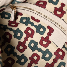 画像をギャラリービューアに読み込む, GUCCI グッチ GGキャンバス バンブー ハンドバッグ ベージュ ホワイト ショルダーストラップ 169961 ゴールド金具 美品 中古 4a002050