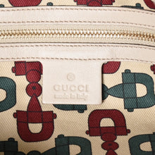 画像をギャラリービューアに読み込む, GUCCI グッチ GGキャンバス バンブー ハンドバッグ ベージュ ホワイト ショルダーストラップ 169961 ゴールド金具 美品 中古 4a002050