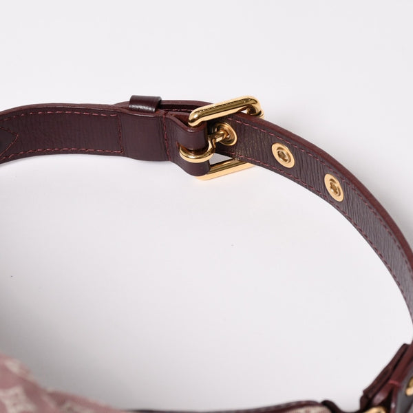 極美品 LOUIS VUITTON ルイヴィトン ラプソディーPM ワンショルダーバッグ M40406 モノグラム イディール レザー ボルドー 中古 4a002457
