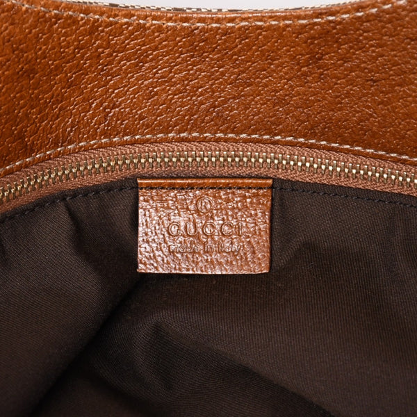 極美品 GUCCI グッチ GGキャンバス バンブー 137395 ハンドバッグ トートバッグ ブラウン 中古 4a001128