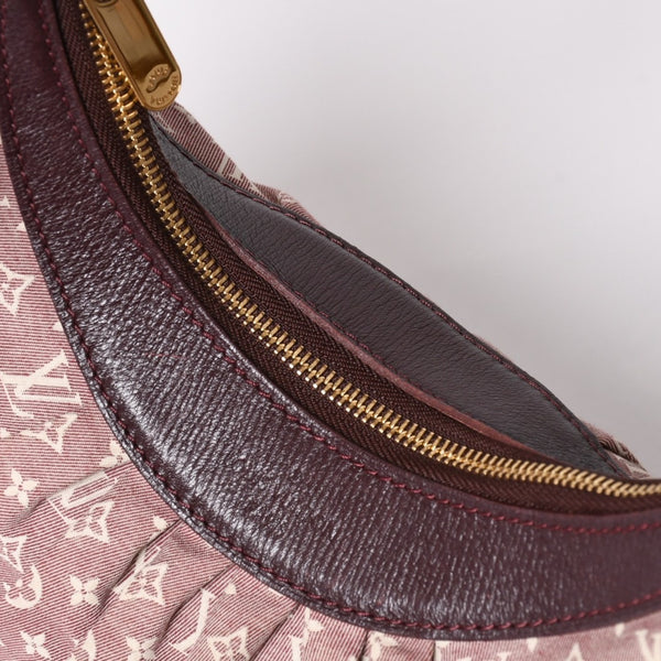 極美品 LOUIS VUITTON ルイヴィトン ラプソディーPM ワンショルダーバッグ M40406 モノグラム イディール レザー ボルドー 中古 4a002457