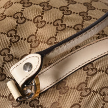 画像をギャラリービューアに読み込む, GUCCI グッチ GGツインズ GGキャンバス トートバッグ ショルダーバッグ 肩掛け レザー ベージュ アイボリー 232957 4a002944