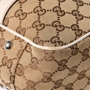 GUCCI グッチ GGツインズ GGキャンバス トートバッグ ショルダーバッグ 肩掛け レザー ベージュ アイボリー 232957 4a002944