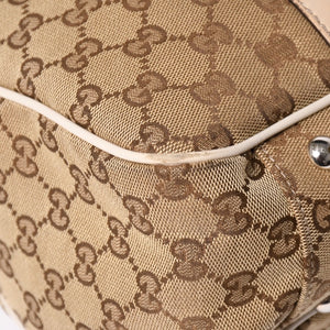 GUCCI グッチ GGツインズ GGキャンバス トートバッグ ショルダーバッグ 肩掛け レザー ベージュ アイボリー 232957 4a002944