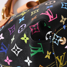 画像をギャラリービューアに読み込む, 極美品 LOUIS VUITTON ルイヴィトン 村上隆 モノグラムマルチカラー アニーMM ショルダーバッグ M40308 ノワール ゴールド金具 中古 4a002462