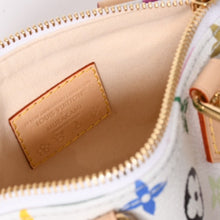画像をギャラリービューアに読み込む, 新品同様 LOUIS VUITTON ルイヴィトン ナノ スピーディ ハンドバッグ M13391 モノグラム マルチカラー ホワイト 村上隆 中古 4a002520