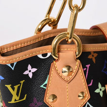 画像をギャラリービューアに読み込む, 極美品 LOUIS VUITTON ルイヴィトン 村上隆 モノグラムマルチカラー アニーMM ショルダーバッグ M40308 ノワール ゴールド金具 中古 4a002462