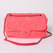 画像をギャラリービューアに読み込む, 極美品 CHANEL シャネル Sフラップ Wチェーンショルダーバッグ 27番台 ココマーク シアリング レザー ピンク シルバー金具 中古 4a002468